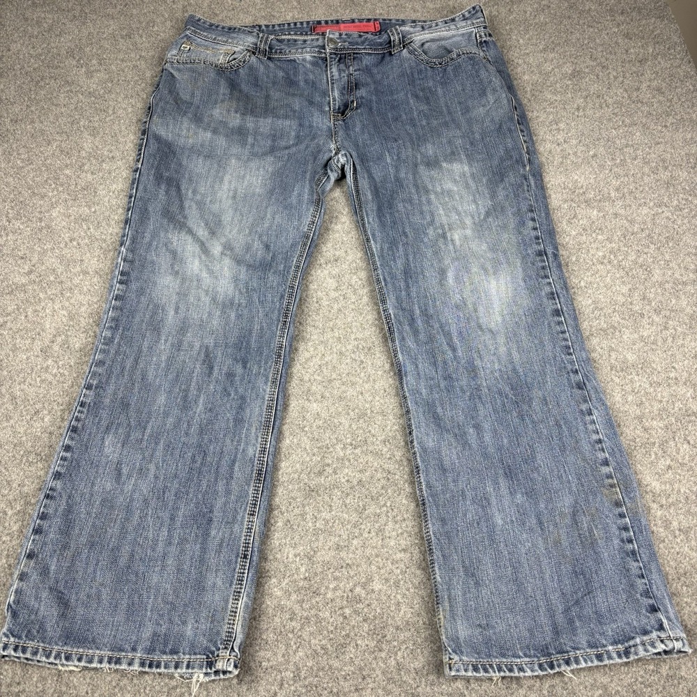 Rock & Roll Denim Jeans Mens 41x30 Double Barrel Straight Relaxed Straight Leg